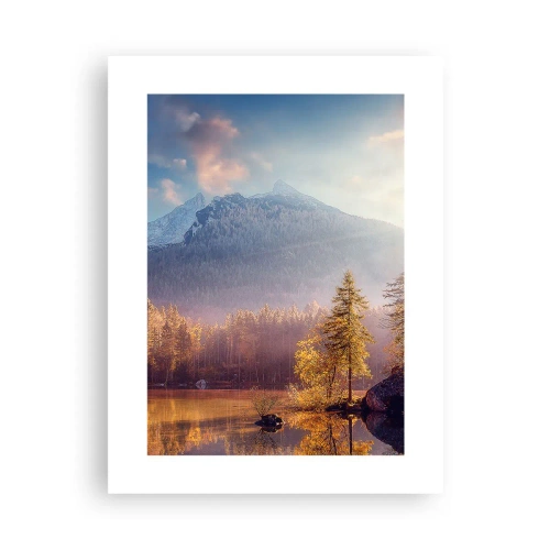 Affiche - Poster - Dans les montagnes et les vallées - 30x40 cm