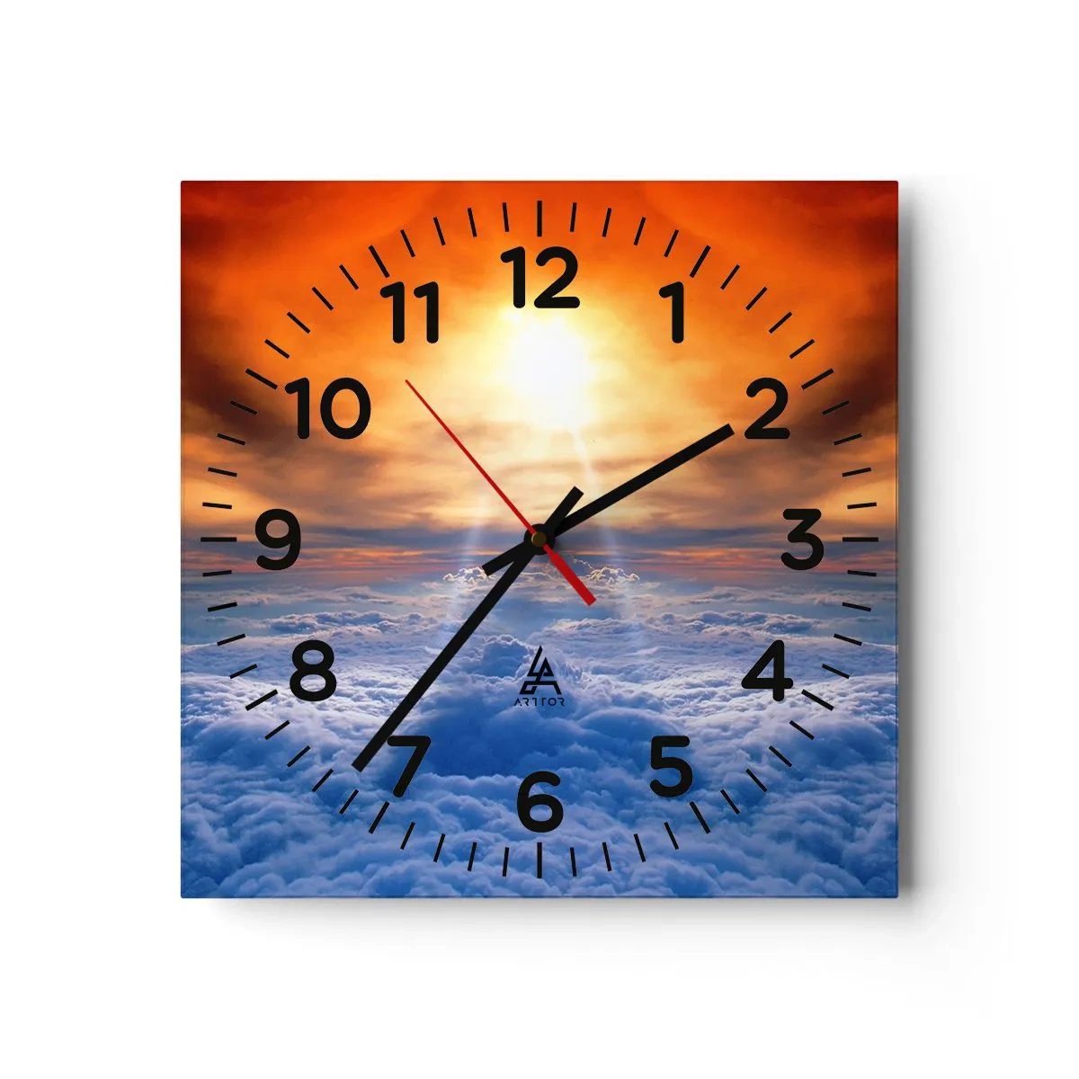 Horloge murale - Pendule murale - Paysage mystique - 40x40 cm