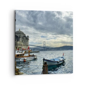 Impression sur toile - Image sur toile - Aux confins des mondes - 70x70 cm