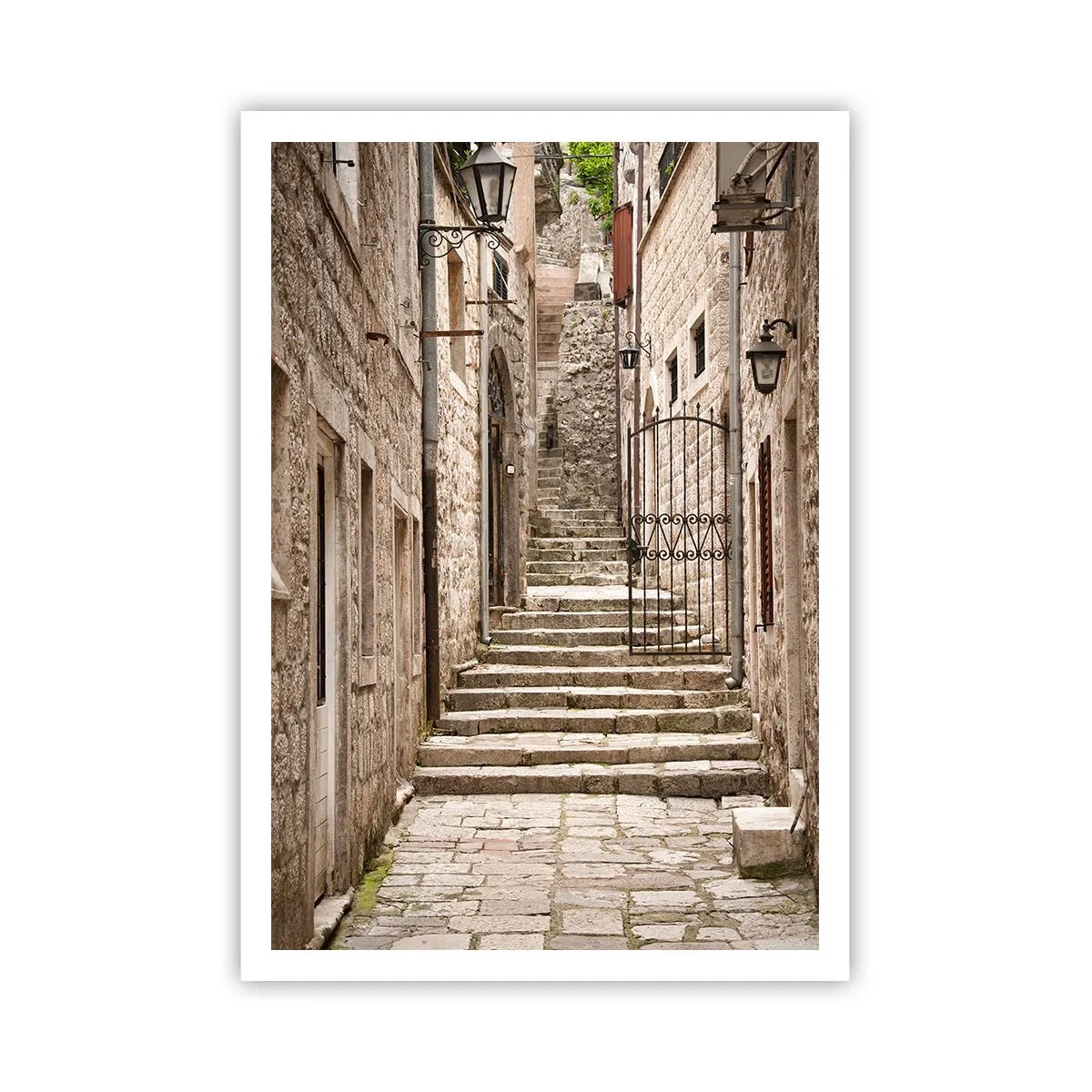 Affiche - Poster - Une vieille ruelle magique - 70x100 cm