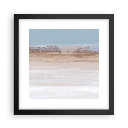 Affiche dans un cadre noir - Poster - Paysage ambigu - 30x30 cm