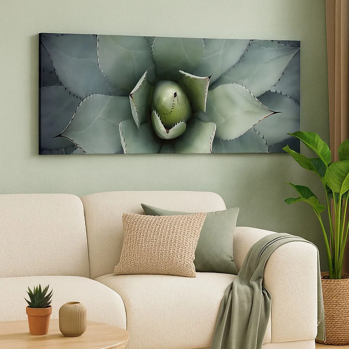 Impression sur toile - Image sur toile - Wabi et observe - 100x40 cm