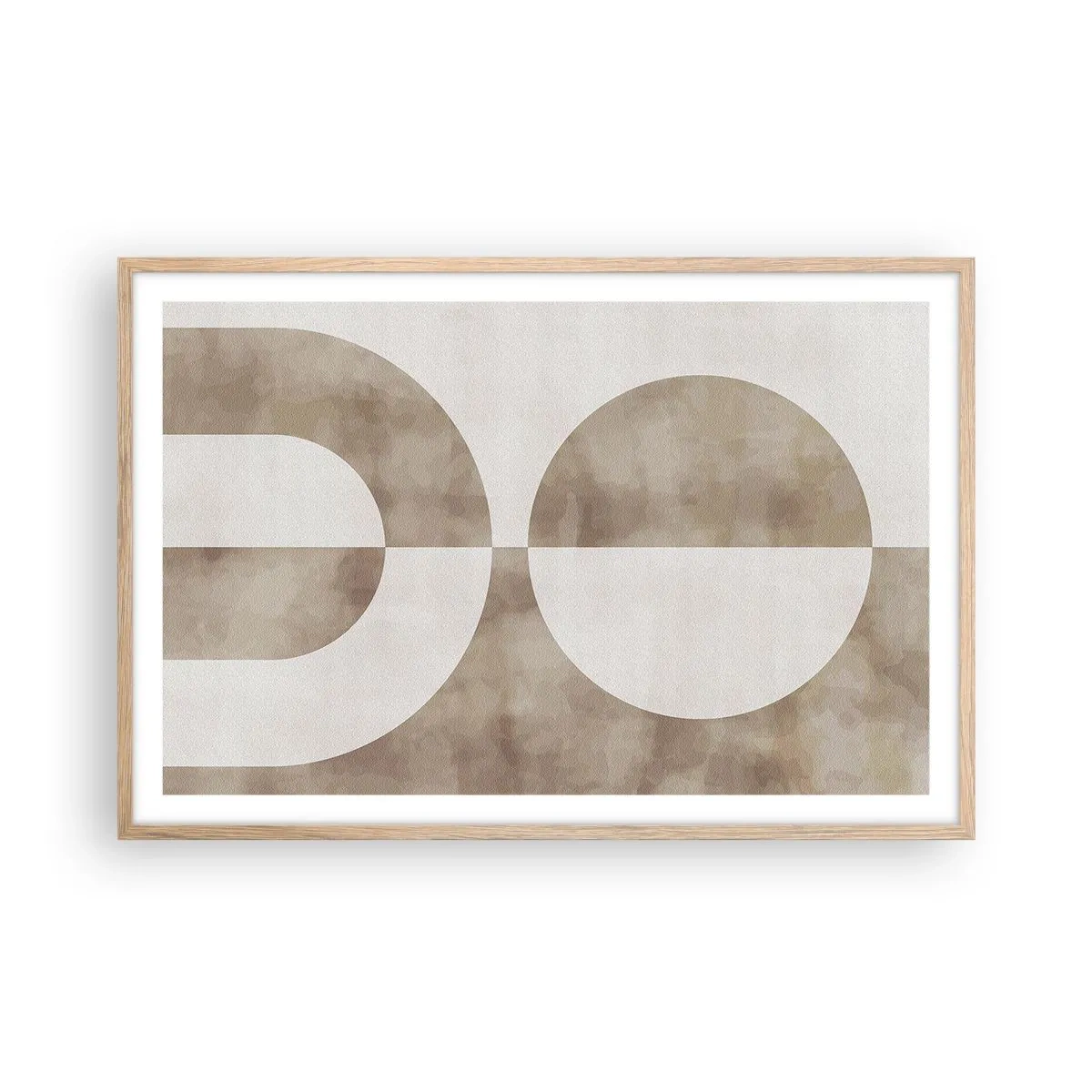 Affiche dans un chêne clair - Poster - Similitudes et différences - 91x61 cm