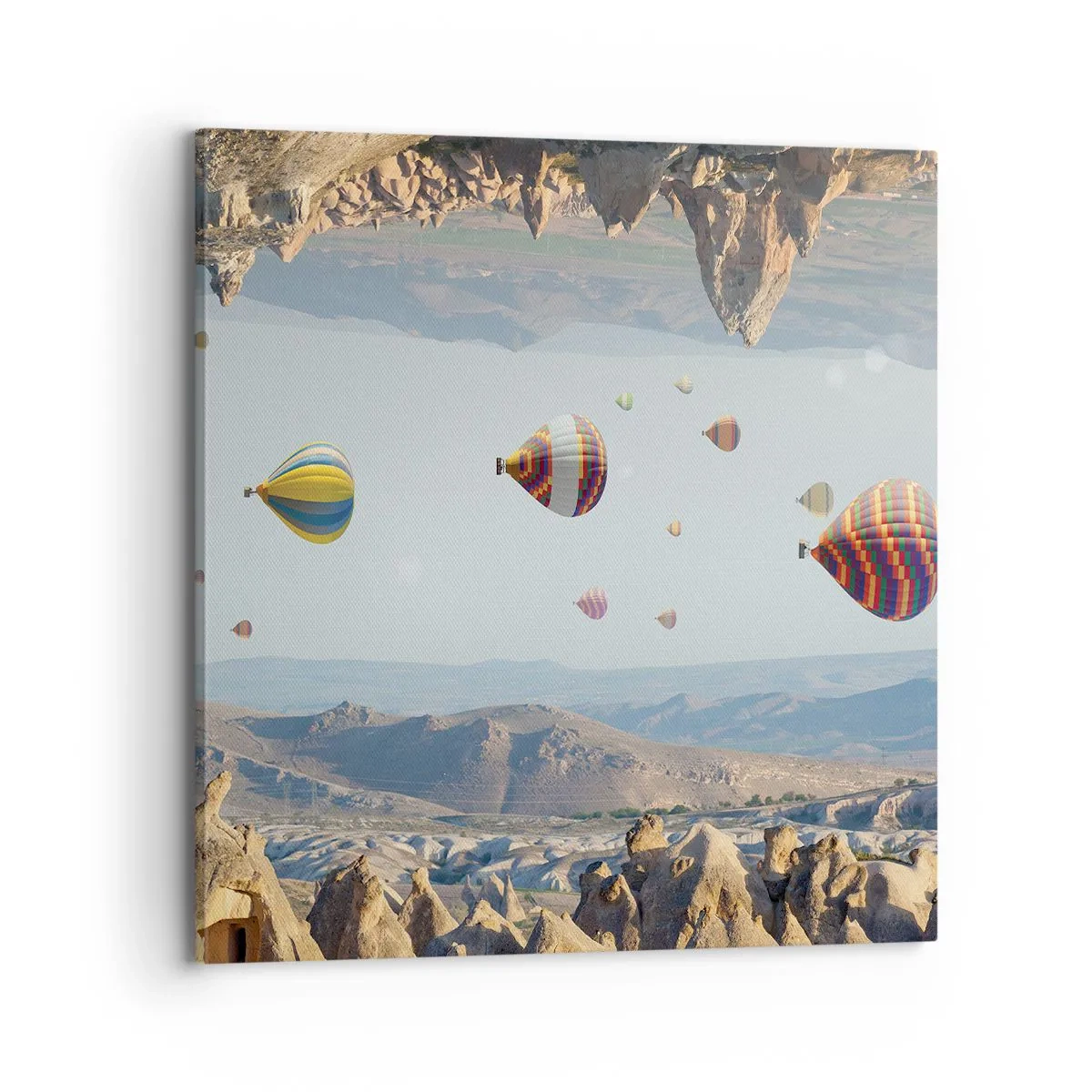 Impression sur toile - Image sur toile - Ici, tout est possible - 70x70 cm