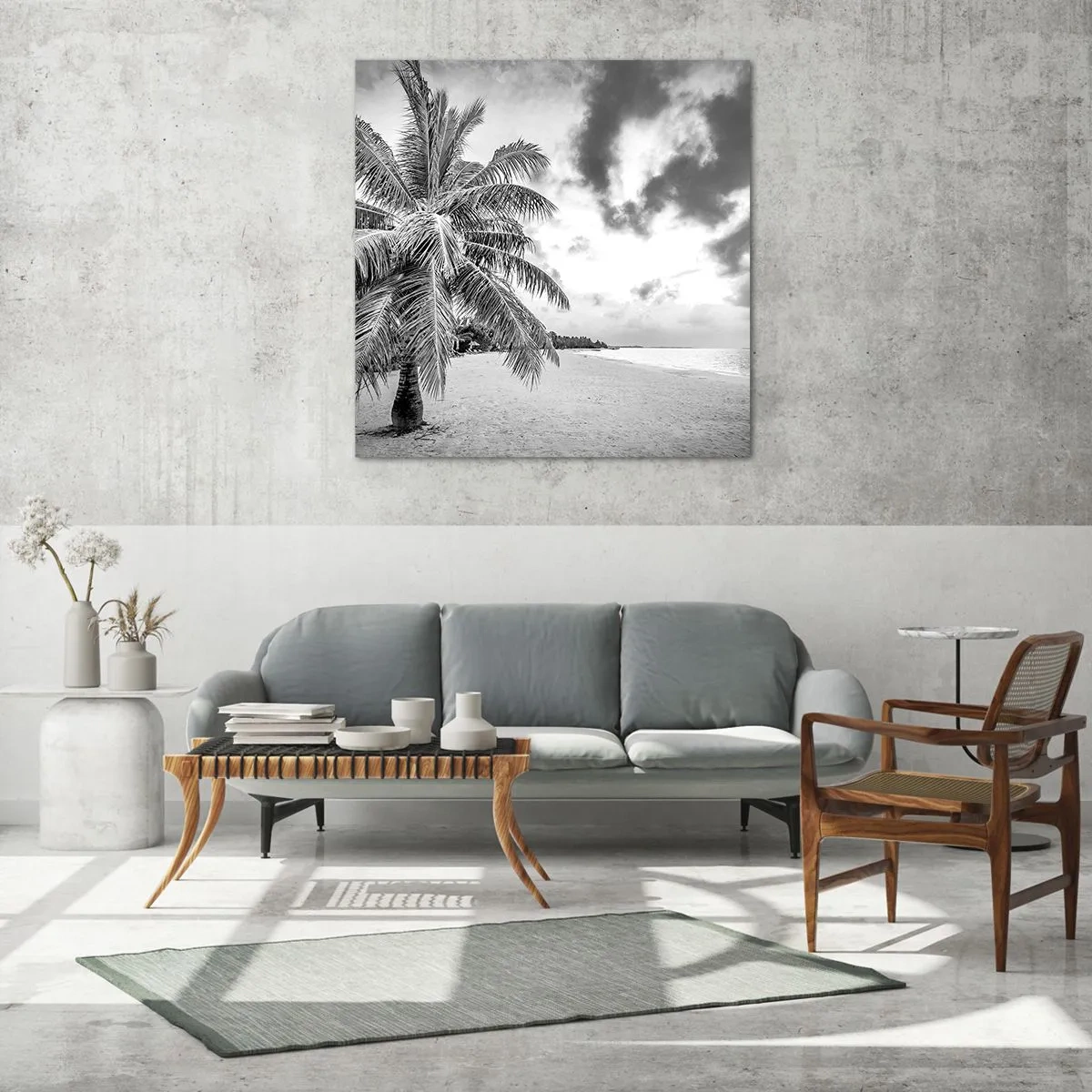 Impression sur verre - Image sur verre - Quand tu aspires à la solitude - 40x40 cm