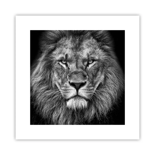 Affiche - Poster - En vêtement de sacre - 30x30 cm