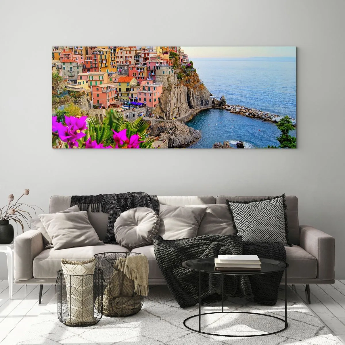 Impression sur verre - Image sur verre - La ville qui rit - 100x40 cm