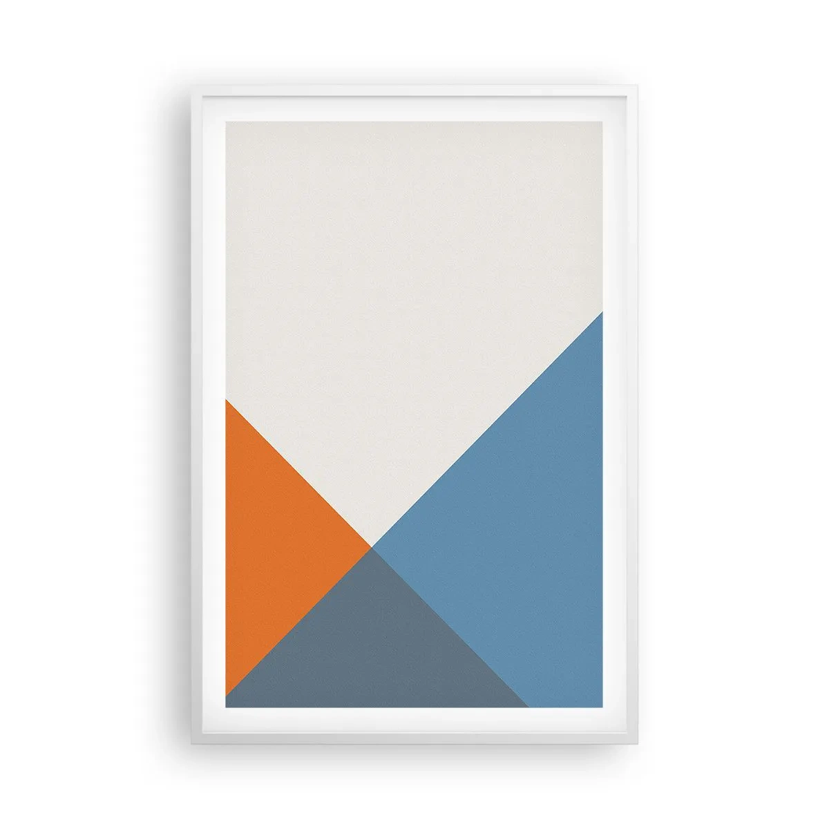 Affiche dans un cadre blanc - Poster - Sous cette angle.... - 61x91 cm