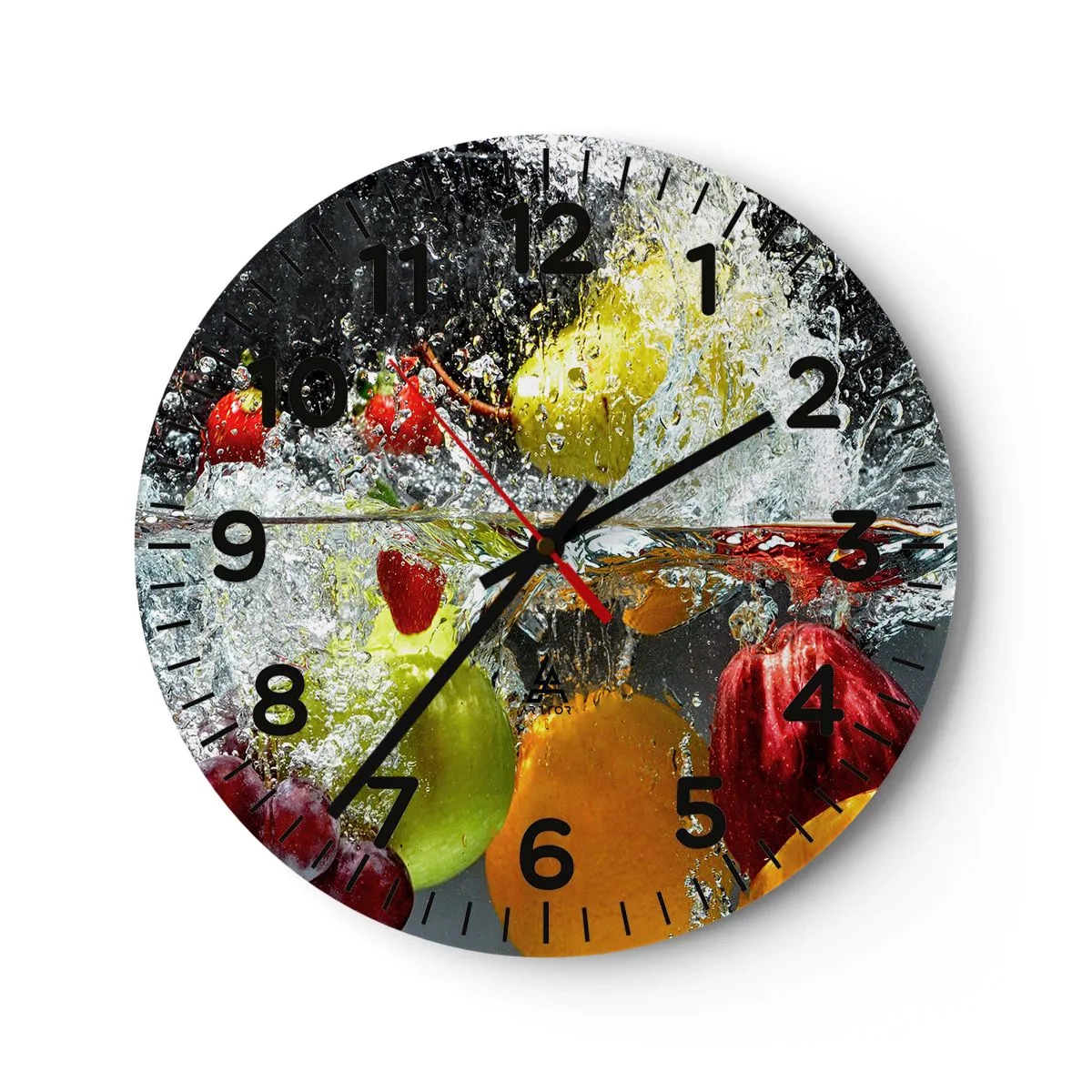 Horloge murale - Pendule murale - Rafraîchissement fruité - 40x40 cm