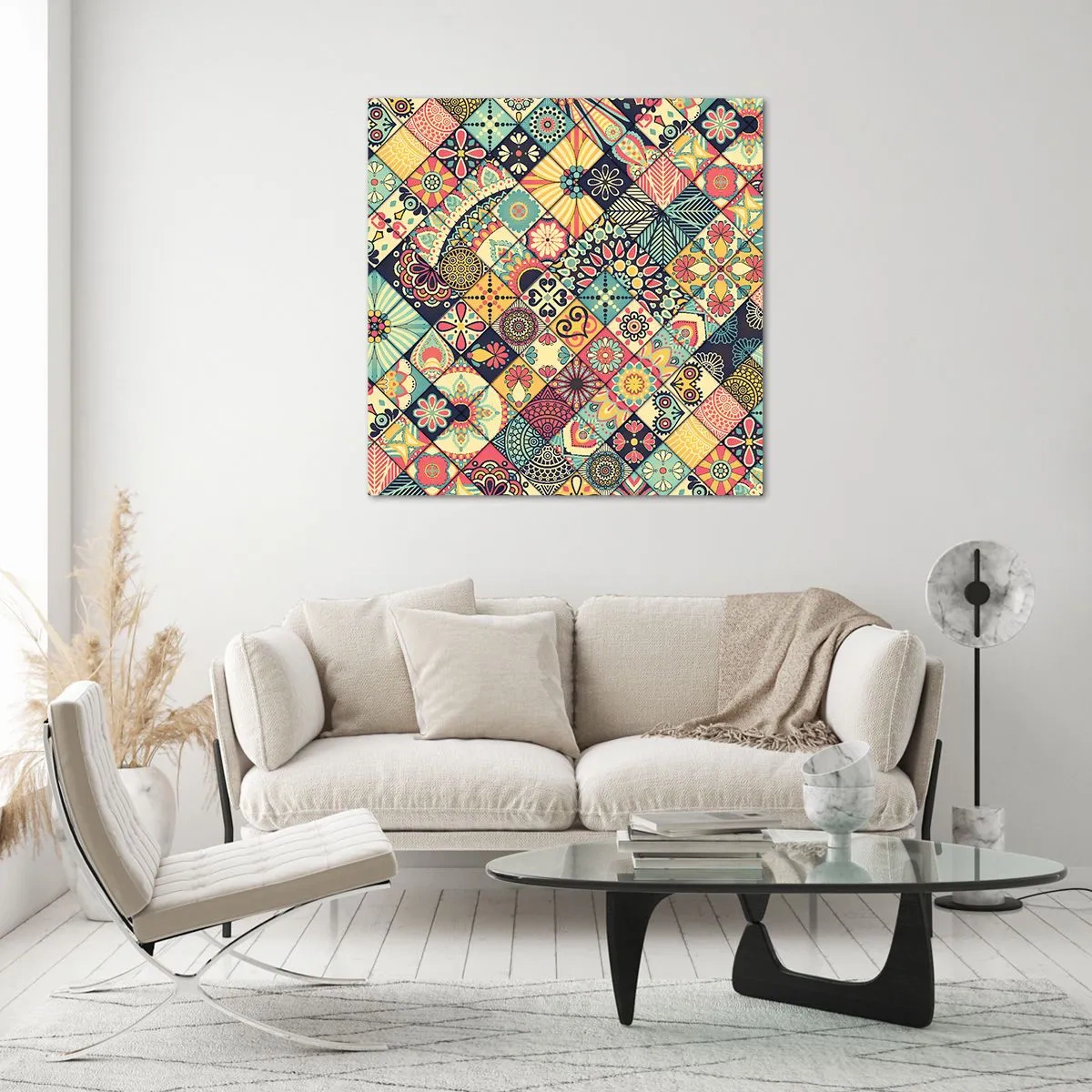Impression sur verre - Image sur verre - Ambiance marocaine - 30x30 cm