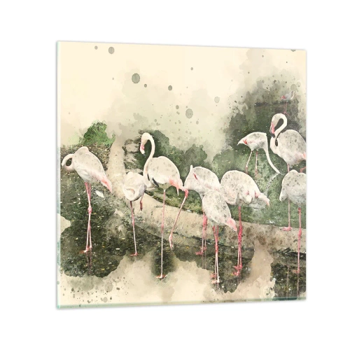 Impression sur verre - Image sur verre - Rêve exotique - 30x30 cm