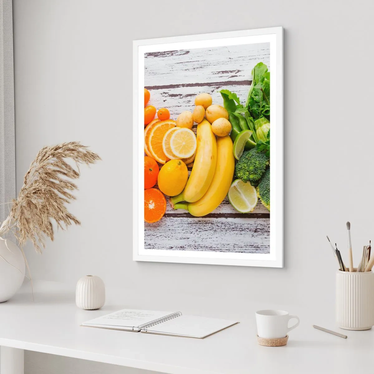 Affiche dans un cadre blanc - Poster - Ce n'est pas suffisant? - 70x100 cm