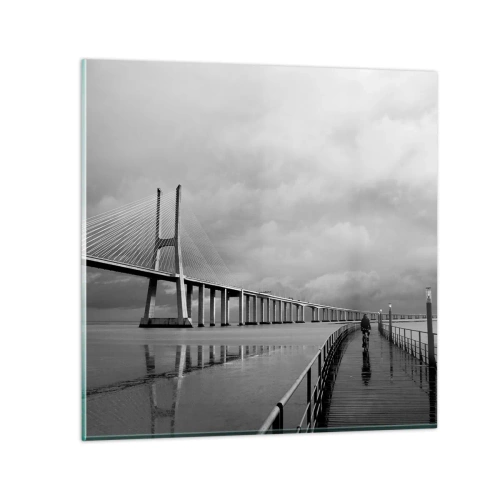 Impression sur verre - Image sur verre - A tous ceux qui lui sont important - 60x60 cm