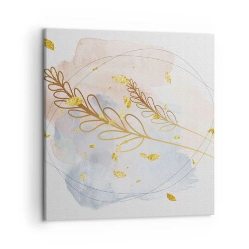 Impression sur toile - Image sur toile - Explosion d'or - 50x50 cm