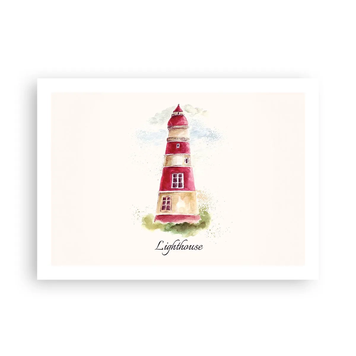 Affiche - Poster - Il y a toujours beau temps autour - 70x50 cm