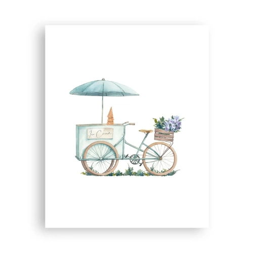 Affiche - Poster - Doux souvenir d'été - 40x50 cm