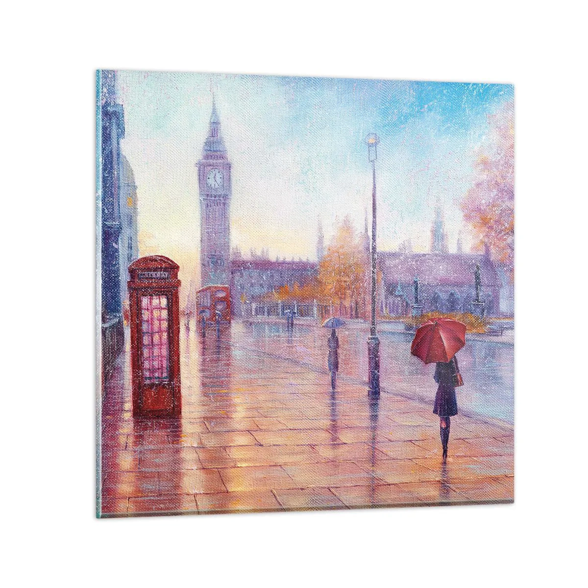 Impression sur verre - Image sur verre - Jour automnal londonien - 30x30 cm