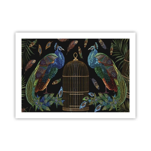 Affiche - Poster - En robes royales - 70x50 cm