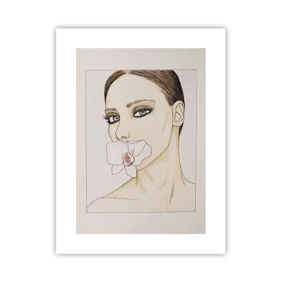 Affiche - Poster - Symbole de l'élégance et de la beauté - 30x40 cm