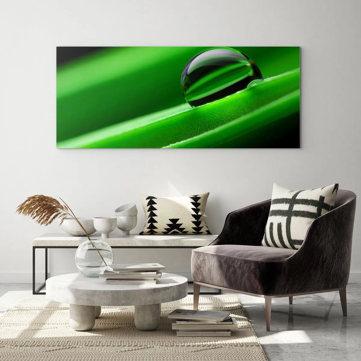Impression sur verre - Image sur verre - La vie de près - 90x30 cm