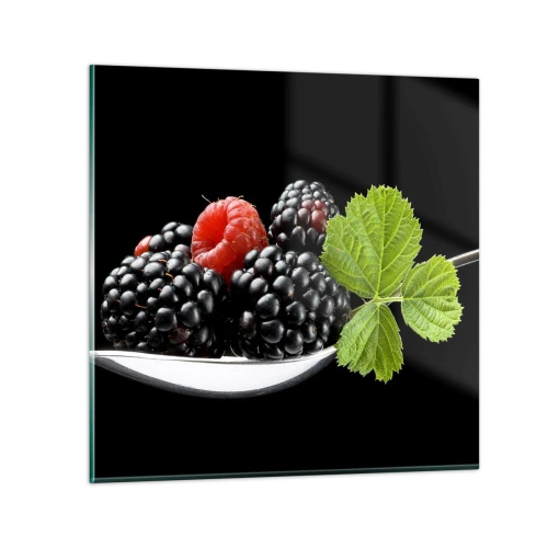 Impression sur verre - Image sur verre - Le goût de la fraîcheur - 70x70 cm