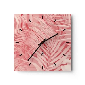Horloge murale - Pendule murale - Concept de rose - 40x40 cm