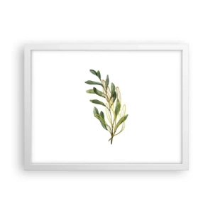 Affiche dans un cadre blanc - Poster - Tout ce qui est bon - 40x30 cm