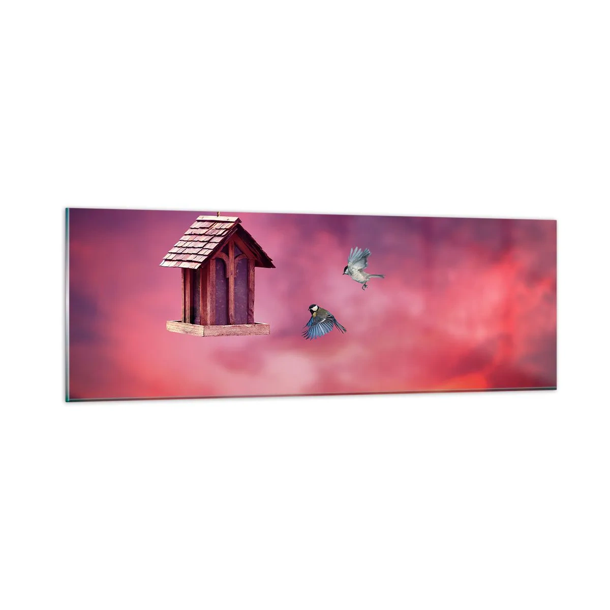 Impression sur verre - Image sur verre - Invitation à dîner - 90x30 cm