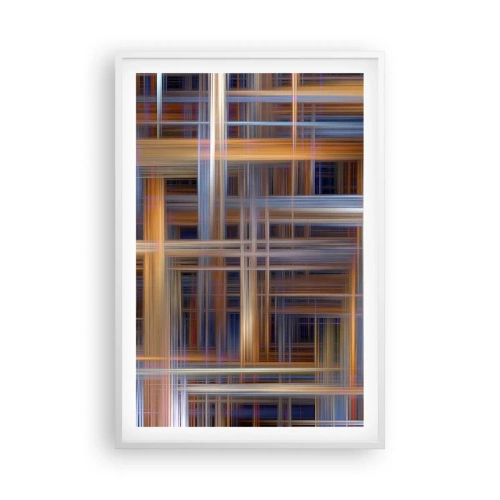 Affiche dans un cadre blanc - Poster - Tissé de lumière - 61x91 cm