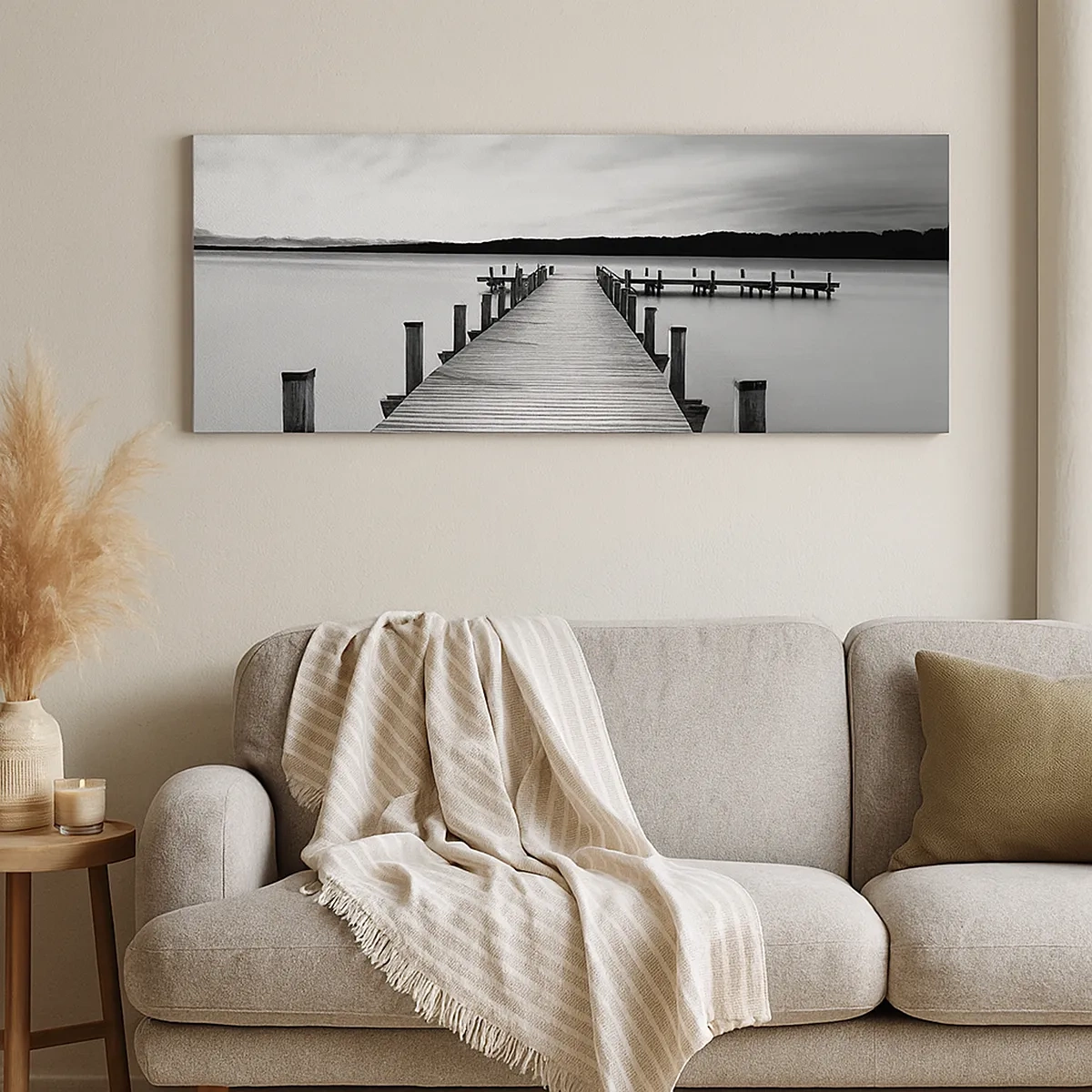 Impression sur toile - Image sur toile - Au point d'eau - la paix - 30x30 cm