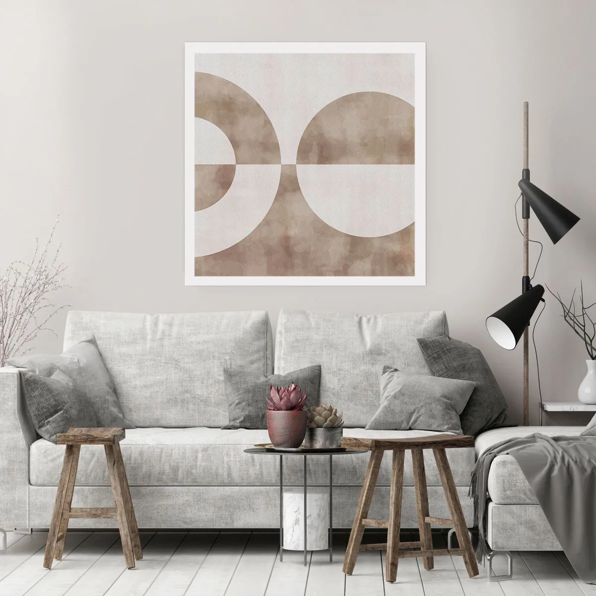 Affiche - Poster - Similitudes et différences - 50x50 cm