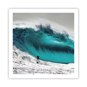 Affiche - Poster - Challenge accepté - 60x60 cm