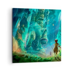 Impression sur toile - Image sur toile - Du grand livre des contes de fées - 50x50 cm