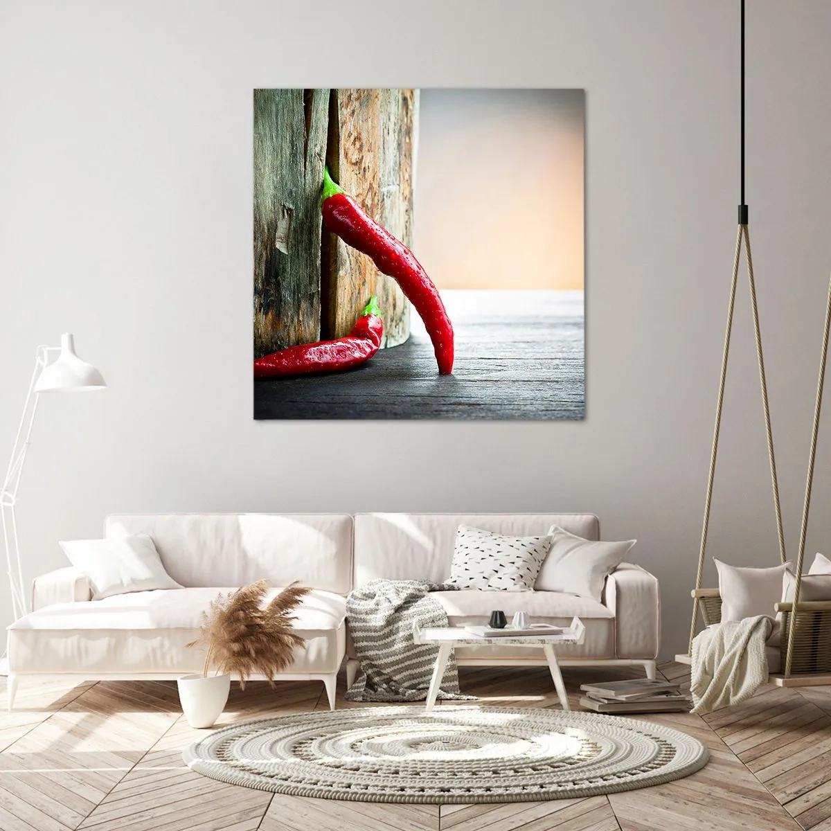 Impression sur toile - Image sur toile - Red hot chili peppers - 50x50 cm