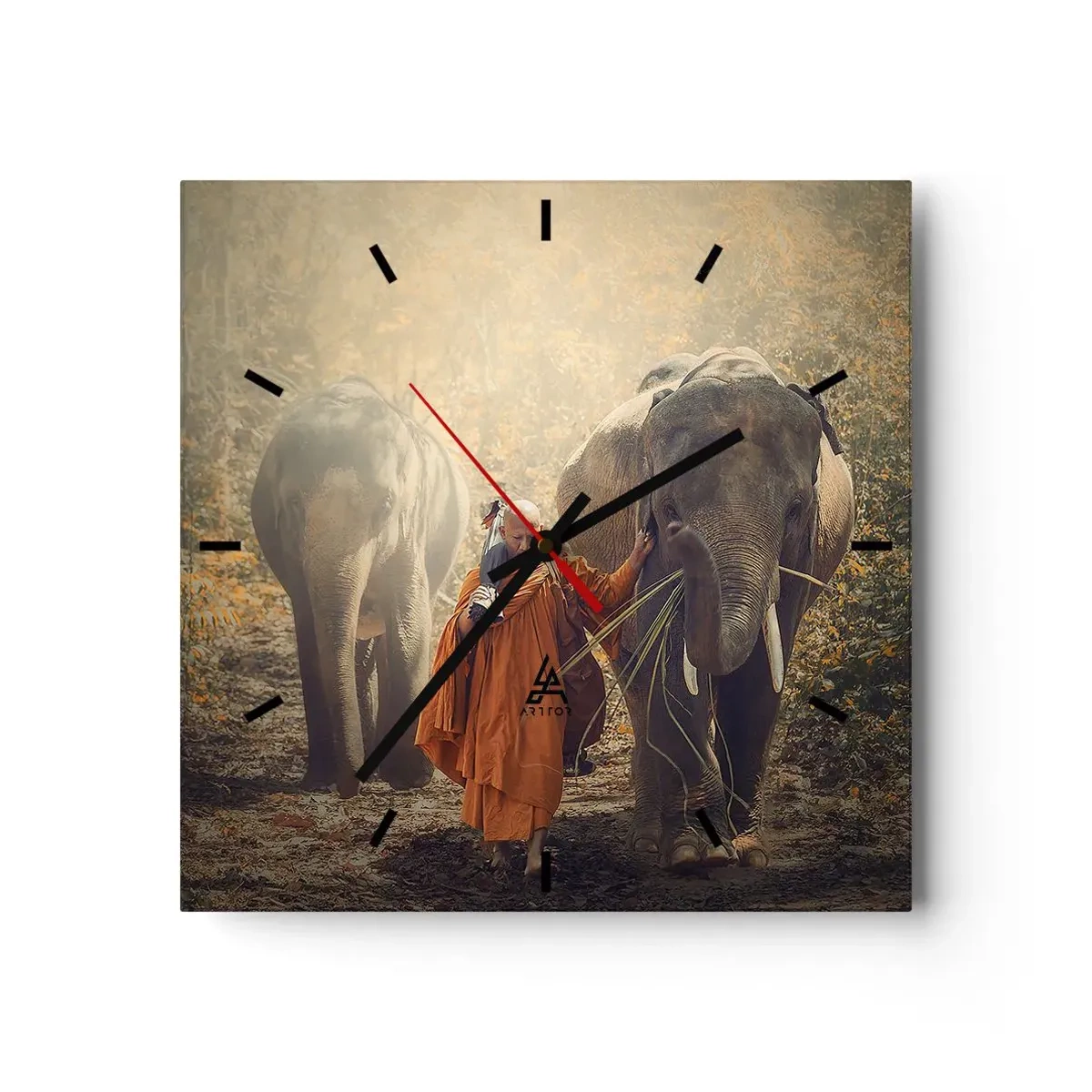 Horloge murale - Pendule murale - Compréhension totale - 40x40 cm