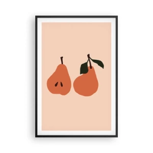 Affiche dans un cadre noir - Poster - La douceur elle-même - 61x91 cm