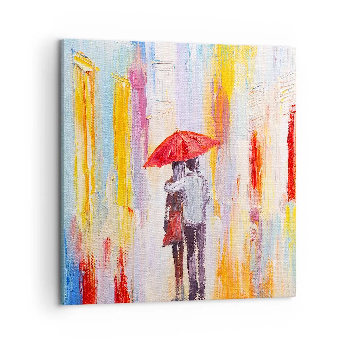 Impression sur toile - Image sur toile - Qu'il pleuve encore - 50x50 cm