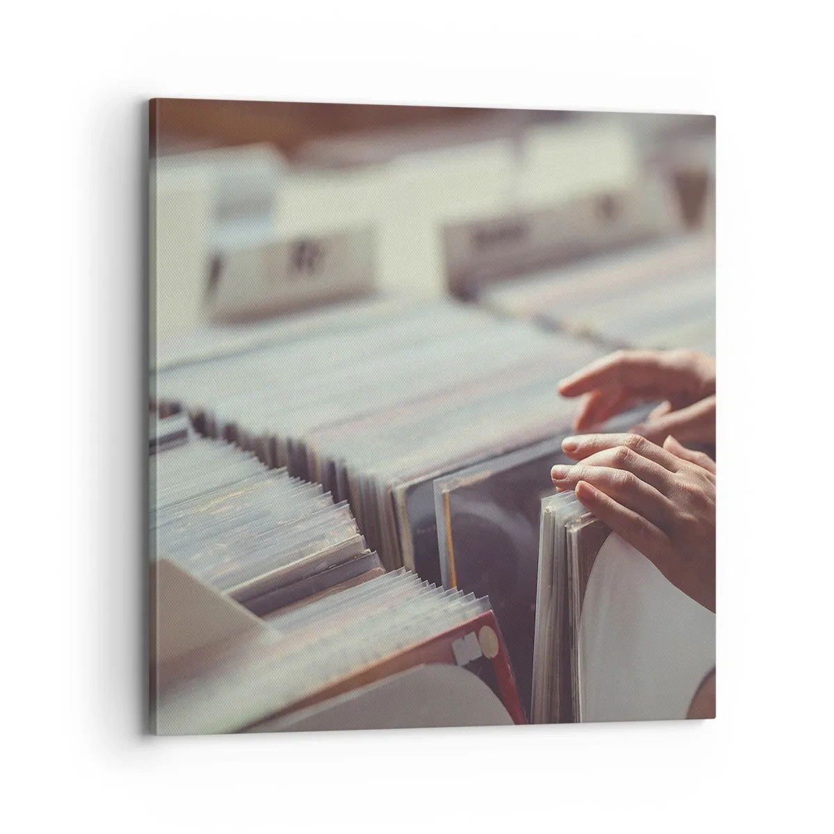 Impression sur toile - Image sur toile - A la recherche d'émotions - 70x70 cm