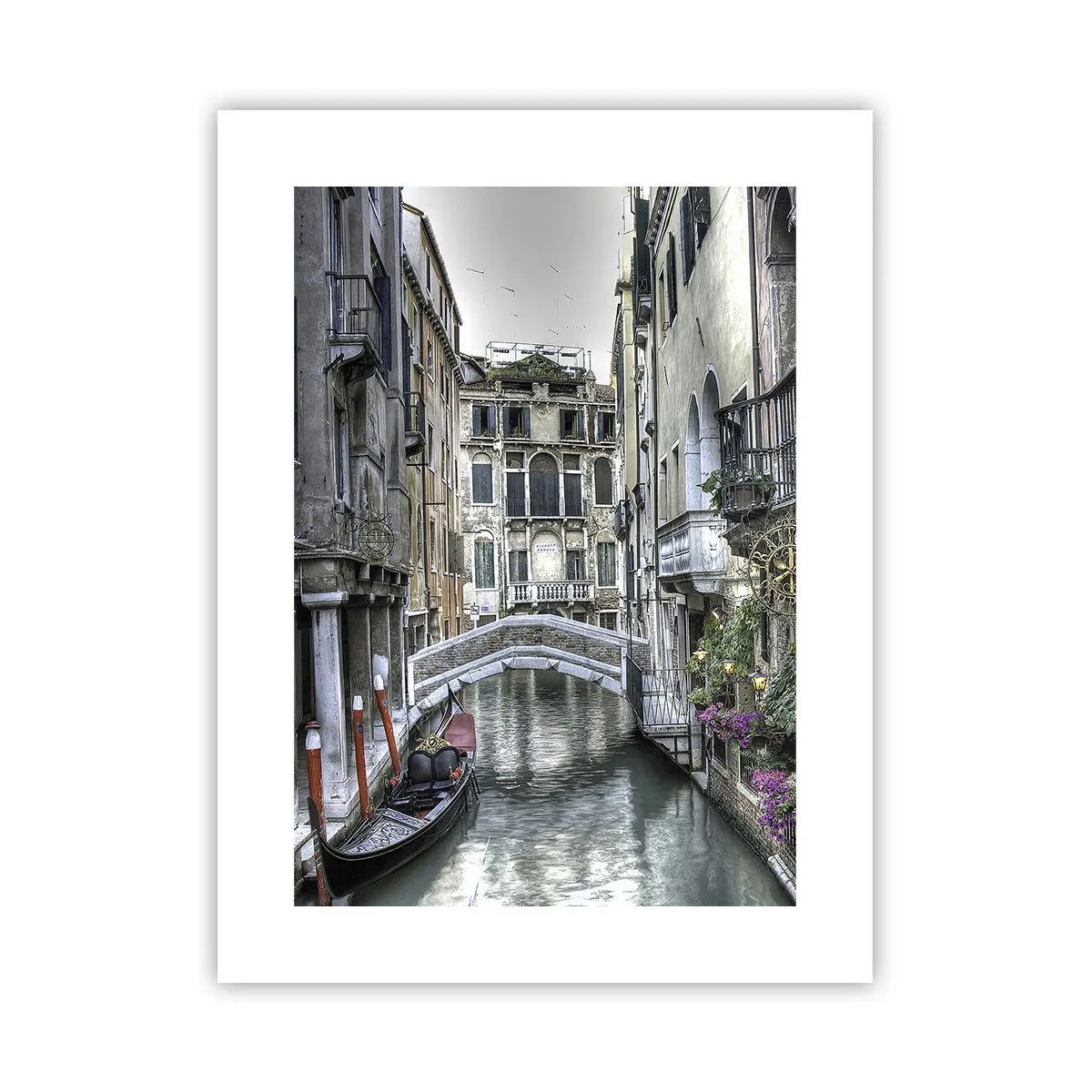 Affiche - Poster - Pendant des siècles dans une réflexion silencieuse - 30x40 cm