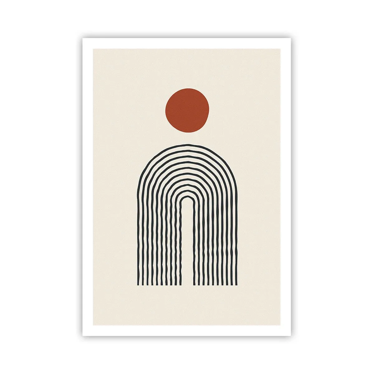 Affiche - Poster - Le magnétisme des formes et des couleurs - 70x100 cm