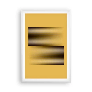 Affiche dans un cadre blanc - Poster - Cadre opposé - 61x91 cm