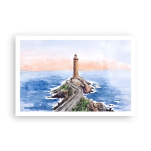 Affiche - Poster - Face à la mer - 91x61 cm