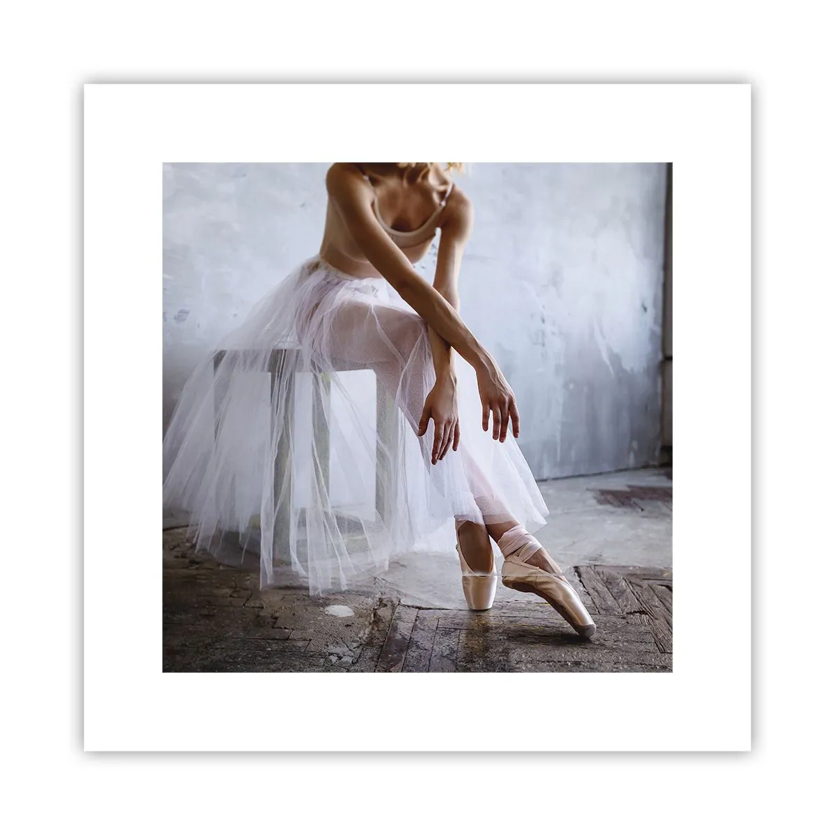 Affiche - Poster - Avant que les lumières de la rampe ne clignotent - 30x30 cm