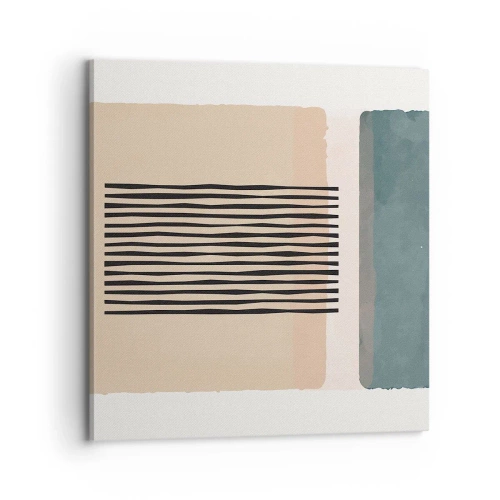 Impression sur toile - Image sur toile - Tout est en ordre - 70x70 cm