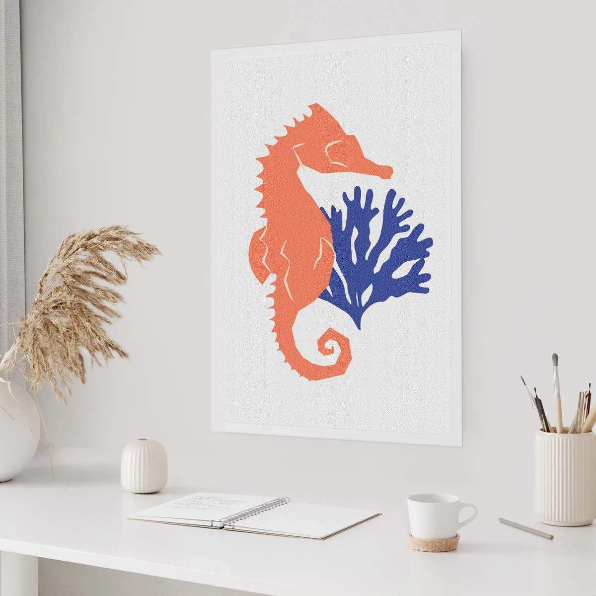 Affiche - Poster - Dans une prairie sous-marine - 30x40 cm