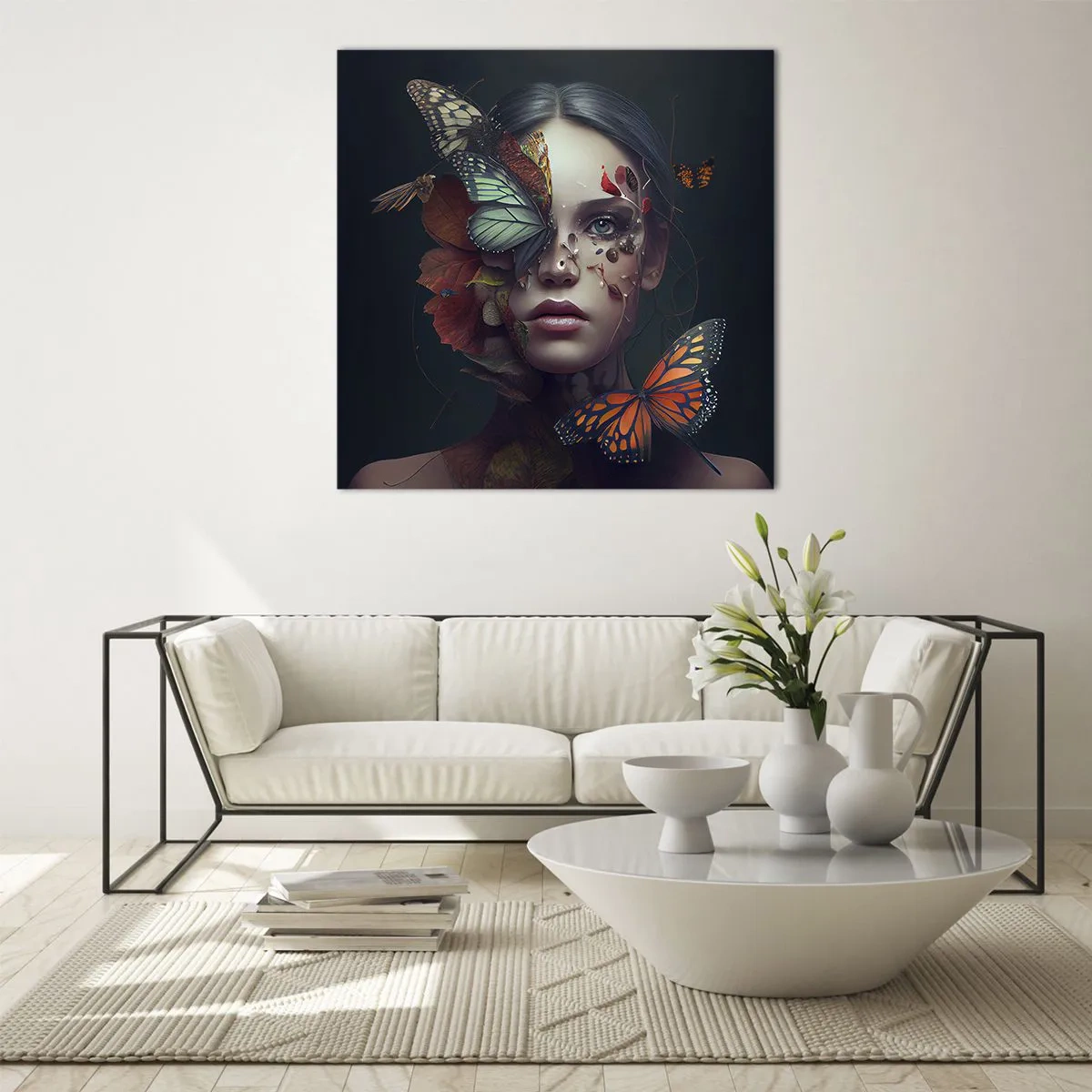 Impression sur verre - Image sur verre - Une merveilleuse métamorphose - 30x30 cm