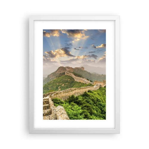 Affiche dans un cadre blanc - Poster - Grandeur éternelle - 30x40 cm