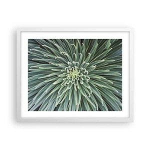 Affiche dans un cadre blanc - Poster - Naissance d'une étoile - 50x40 cm