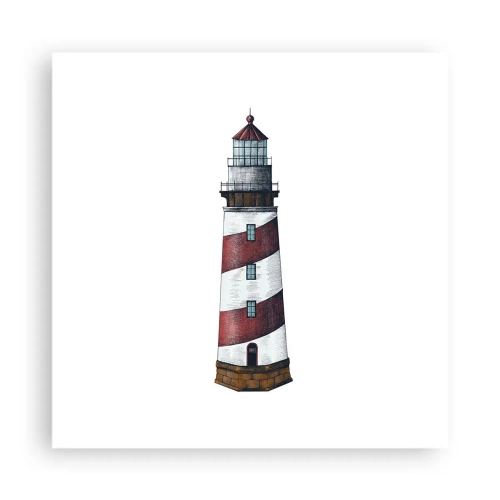 Affiche - Poster - Toujours sur ses gardes - 40x40 cm