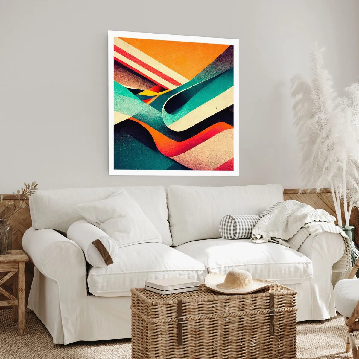 Affiche - Poster - Composition intense - 60x60 cm